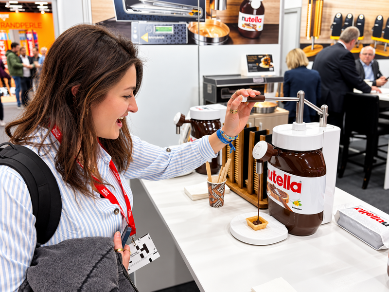 Projektkarte Internorga Nutella Bar